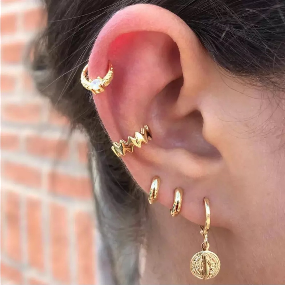 2/$10 NEW! Boho Earring Stud Set Trendy Cute 5 Piece Summer Dainty